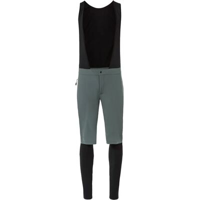 Vaude Kuro Warm Hybrid Bib Tights - czarny/turkusowy - Spodnie rowerowe Vaude Kuro Warm Hybrid Bib Tights - czarny/turkusowy - Spodnie rowerowe