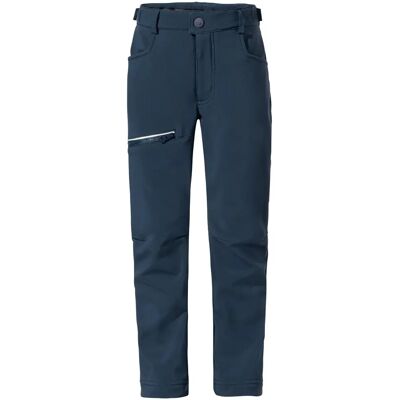 Vaude Kids Qimsa Softshellbyxa - Mörk Hav - Vind- och vattentät, Återvunnen Vaude Kids Qimsa Softshellbyxa - Mörk Hav - Vind- och vattentät, Återvunnen