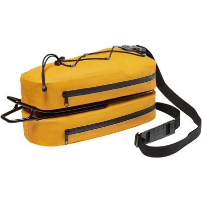 VAUDE Unisex Burnt Yellow Zadelrug - Waterdicht, Milieuvriendelijk, 8.5L VAUDE Unisex Burnt Yellow Zadelrug - Waterdicht, Milieuvriendelijk, 8.5L