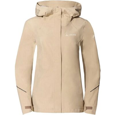 Vaude Yaras Jacket V Beige - Vattentät Damcykelregnjacka Vaude Yaras Jacket V Beige - Vattentät Damcykelregnjacka
