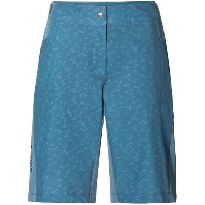 Vaude Ledro Print Shorts - Hergebruikte polyester fietsshorts Vaude Ledro Print Shorts - Hergebruikte polyester fietsshorts