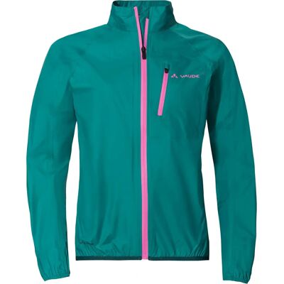 VAUDE Drop Jacket III - Wasserdichte Radjacke für Damen - Blau/Grün VAUDE Drop Jacket III - Wasserdichte Radjacke für Damen - Blau/Grün