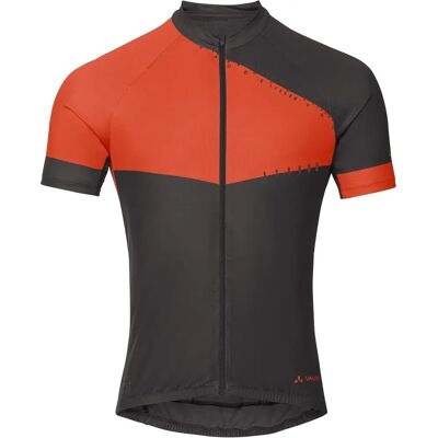 Vaude Heren Fietsjersey - Volledige Rits, Rood/Zwart, L Vaude Heren Fietsjersey - Volledige Rits, Rood/Zwart, L