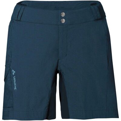 Vaude Tremalzini Shorts II - Donker Zee Uni - Dames Fietsshorts Vaude Tremalzini Shorts II - Donker Zee Uni - Dames Fietsshorts