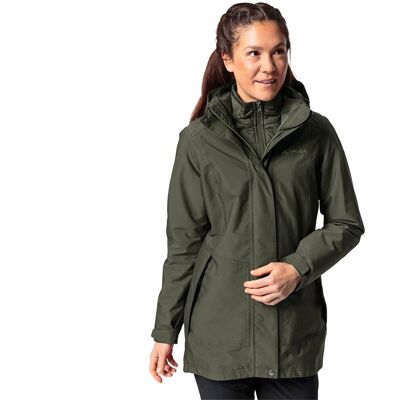 Vaude Womens Idris 3i1 Parka III - Vattentät isolerad jacka Vaude Womens Idris 3i1 Parka III - Vattentät isolerad jacka