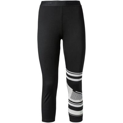 VAUDE Damen Monviso Wool 3/4 Tights - zwart - wintersport VAUDE Damen Monviso Wool 3/4 Tights - zwart - wintersport