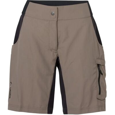 Vaude QIMSA SHORTY - Fietsshort - Bruin/Zwart Vaude QIMSA SHORTY - Fietsshort - Bruin/Zwart