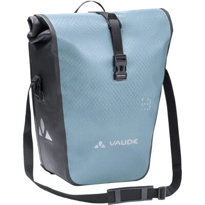 Sacoche vélo recyclée imperméable VAUDE bleu Nordic - 24L - Publicité Sacoche vélo recyclée imperméable VAUDE bleu Nordic - 24L - Publicité