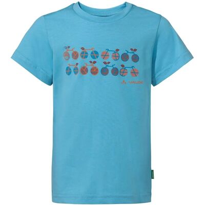 Vaude Lezza Bio-Baumwolle Unisex T-Shirt - Kinder - Blau Vaude Lezza Bio-Baumwolle Unisex T-Shirt - Kinder - Blau