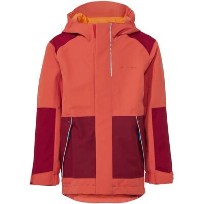 Veste imperméable recyclée pour enfants VAUDE - Coupe-vent, respirante - Rouge - 98 Veste imperméable recyclée pour enfants VAUDE - Coupe-vent, respirante - Rouge - 98