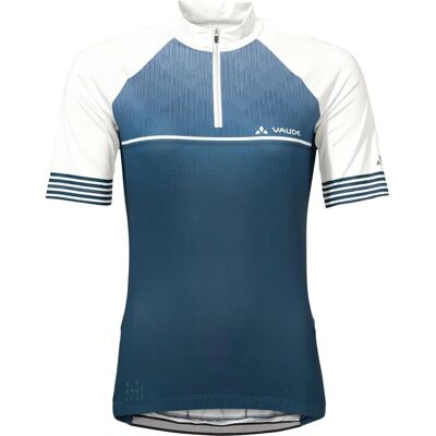 Vaude Posta HZ Tricot II Fietsjersey - Blauw/Wit - Maat 42 Vaude Posta HZ Tricot II Fietsjersey - Blauw/Wit - Maat 42