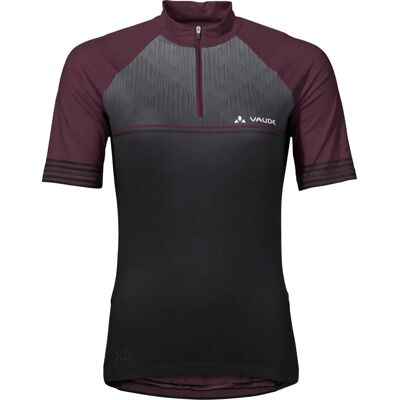 Vaude Posta HZ Tricot II Fietsjersey - Zwart/Roodbruin - Vrouw Vaude Posta HZ Tricot II Fietsjersey - Zwart/Roodbruin - Vrouw