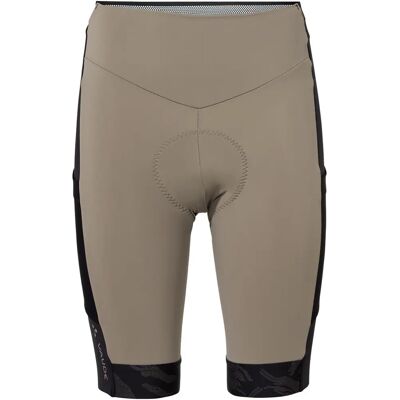 Vaude Kuro Tights II Dames fietsbroek - beige-sand/schwarz Vaude Kuro Tights II Dames fietsbroek - beige-sand/schwarz