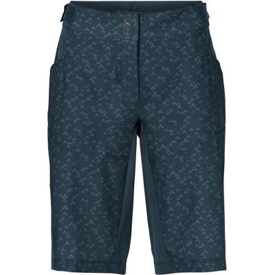 VAUDE Dames Shorts Ledro Print Shorts - donkerzee - maat 38 - Shorts VAUDE Dames Shorts Ledro Print Shorts - donkerzee - maat 38 - Shorts