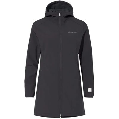 VAUDE Donna Moena Softshell Parka - Nera - Protezione dal vento - 38 VAUDE Donna Moena Softshell Parka - Nera - Protezione dal vento - 38
