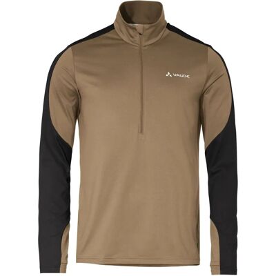 Vaude Livigno Halfzip II Pull en molleton - Homme - Marron/Noir - Publicité Vaude Livigno Halfzip II Pull en molleton - Homme - Marron/Noir - Publicité
