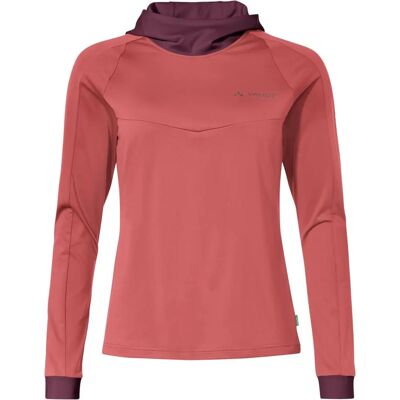 VAUDE Dames Fleece Lange Mouwshirt - brick uni - Maat 42 VAUDE Dames Fleece Lange Mouwshirt - brick uni - Maat 42