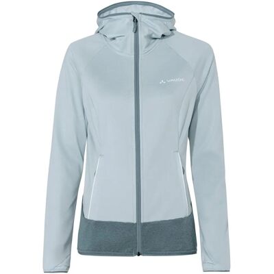 VAUDE Damen Tekoa II Hoodie - Fleecejacka, Ljusblå, Storlek 34 VAUDE Damen Tekoa II Hoodie - Fleecejacka, Ljusblå, Storlek 34