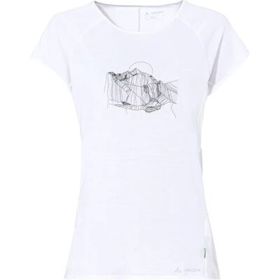VAUDE Wit Tekoa II Functioneel T-Shirt - Buiten T-Shirt VAUDE Wit Tekoa II Functioneel T-Shirt - Buiten T-Shirt