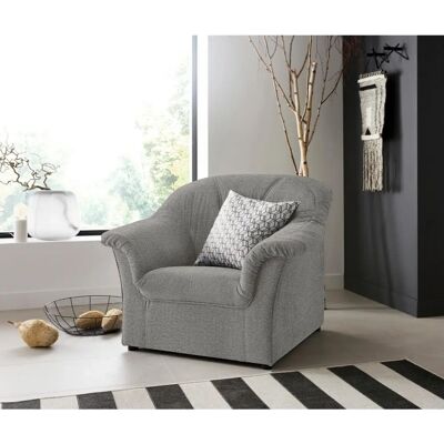 DOMO COLLECTION Pegnitz Sessel - Grobe Struktur - Polyester DOMO COLLECTION Pegnitz Sessel - Grobe Struktur - Polyester