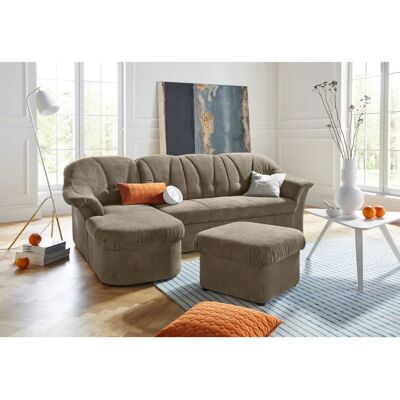 Domo collection Pegnitz L-Form Sofa - Chenille-Optik - Modern & langlebig Domo collection Pegnitz L-Form Sofa - Chenille-Optik - Modern & langlebig