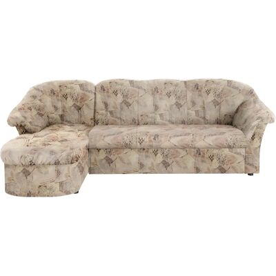 DOMO COLLECTION Pegnitz L-Form Sofa - Mikrofasert, Recamiere links, mit Bettfunktion DOMO COLLECTION Pegnitz L-Form Sofa - Mikrofasert, Recamiere links, mit Bettfunktion