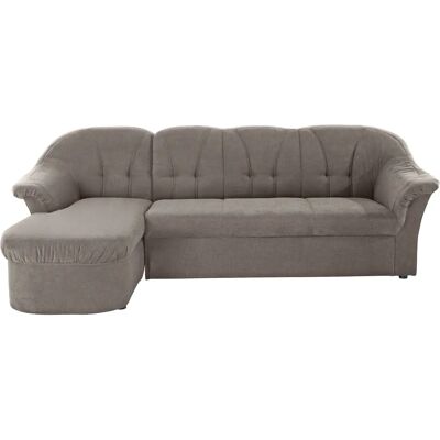 Domo Collection Pegnitz Ecksofa - Fein Struktur, Recamiere Links, Bettfunktion Domo Collection Pegnitz Ecksofa - Fein Struktur, Recamiere Links, Bettfunktion