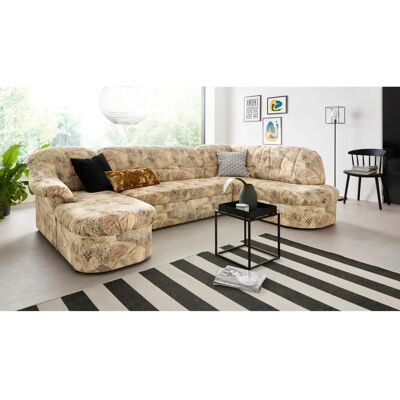 DOMO COLLECTION Pegnitz U-Form Sofa - U-förmige Wohnlandschaft, Microfaser, Recamiere links, Modern DOMO COLLECTION Pegnitz U-Form Sofa - U-förmige Wohnlandschaft, Microfaser, Recamiere links, Modern