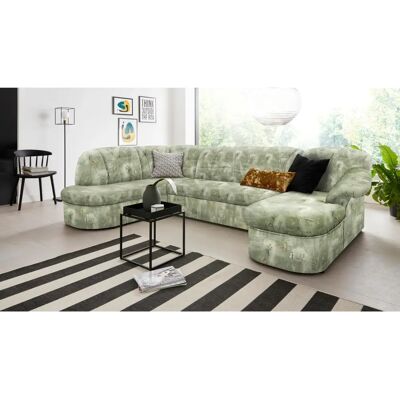 Domo Collection Pegnitz U-Form Sofa - Modern Microfaser Domo Collection Pegnitz U-Form Sofa - Modern Microfaser
