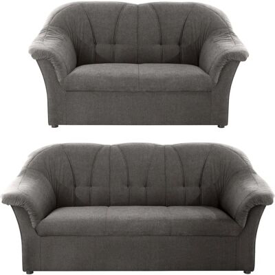 Domo Collection Pegnitz - Chenille-Optik Couch-Set Domo Collection Pegnitz - Chenille-Optik Couch-Set