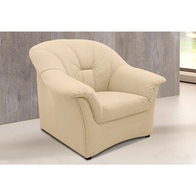 Domo Collection Papenburg Sessel - Mikrofaser, Beige, 99cm B Domo Collection Papenburg Sessel - Mikrofaser, Beige, 99cm B