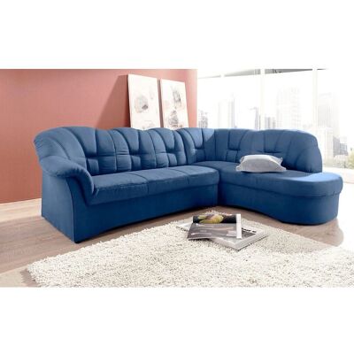Domo Collection Papenburg Blau Ecksofa - Sofas Domo Collection Papenburg Blau Ecksofa - Sofas