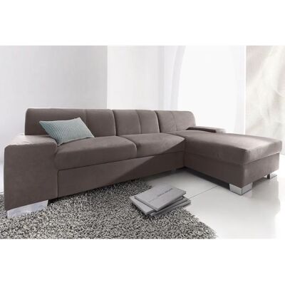 Ecksofa DOMO COLLECTION Star L-Form, grau, mit Bettfunktion Ecksofa DOMO COLLECTION Star L-Form, grau, mit Bettfunktion