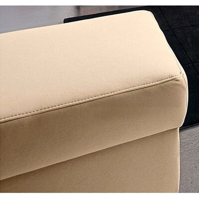 DOMO COLLECTION Alisson beiger (creme) Polsterhocker - Hocker DOMO COLLECTION Alisson beiger (creme) Polsterhocker - Hocker
