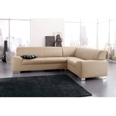DOMO COLLECTION Alisson L-Form Beige Sofa - Sofa DOMO COLLECTION Alisson L-Form Beige Sofa - Sofa