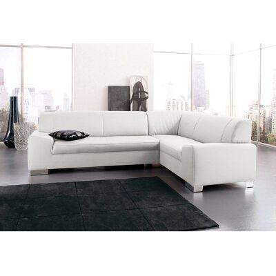 Domo Collection Alisson Weiß Ecksofa - L-Form, mit Bettfunktion Domo Collection Alisson Weiß Ecksofa - L-Form, mit Bettfunktion