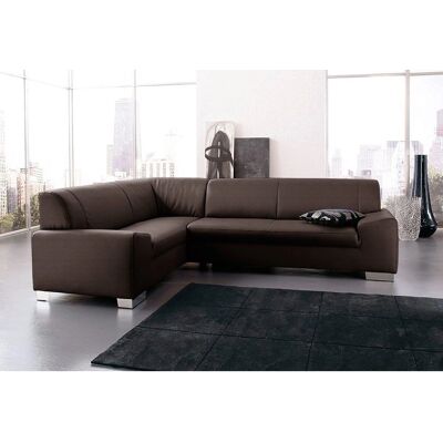 Domo Collection Alisson L-Form Sofa - Modern, Luxuriös, Braun Domo Collection Alisson L-Form Sofa - Modern, Luxuriös, Braun