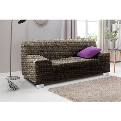 Domo Collection Amando Sofa - Braun Beige, 142x74x79cm Domo Collection Amando Sofa - Braun Beige, 142x74x79cm