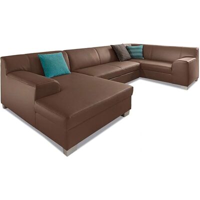 Domo Collection Amando U-Form Sofa - U-Form mit Bettfunktion Domo Collection Amando U-Form Sofa - U-Form mit Bettfunktion