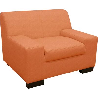 Domo Collection Norma Sessel - Terrakotta - Microfaser & Leder - 110cm Domo Collection Norma Sessel - Terrakotta - Microfaser & Leder - 110cm