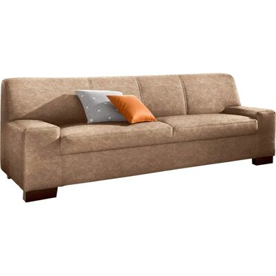 Domo Collection Norma Sofa - Mikrofaser, Braun, 2-Sitzer Domo Collection Norma Sofa - Mikrofaser, Braun, 2-Sitzer
