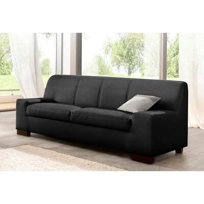 Domo Collection Norma Sofa - Schwarz, 3-Sitzer, Modern Domo Collection Norma Sofa - Schwarz, 3-Sitzer, Modern