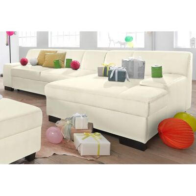 Domo Collection Norma L-Form Beige Sofa Domo Collection Norma L-Form Beige Sofa