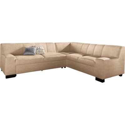 Domo Collection Norma L-Form Sofa - Microfaser & Leder Domo Collection Norma L-Form Sofa - Microfaser & Leder