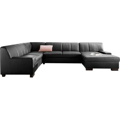Domo Collection Norma Top U-Form Sofa - U-förmige Couch mit Recamiere Domo Collection Norma Top U-Form Sofa - U-förmige Couch mit Recamiere