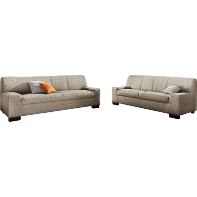 Domo collection Norma Beiges Sofa-Set - 5 Sitze - Modernes Polster Domo collection Norma Beiges Sofa-Set - 5 Sitze - Modernes Polster