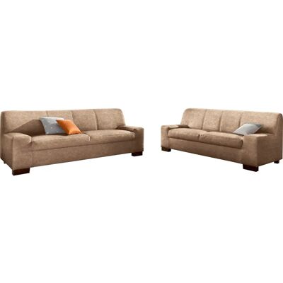 Domo Collection Norma Microfaser Couchgarnitur - Sitzmöbel-Set Domo Collection Norma Microfaser Couchgarnitur - Sitzmöbel-Set