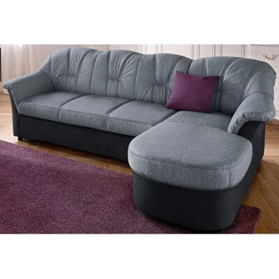 Domo Collection Flores Ecksofa - L-Form, Mikrofaser Domo Collection Flores Ecksofa - L-Form, Mikrofaser