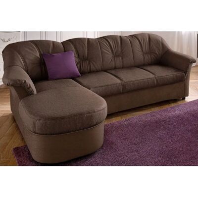 Domo Collection Flores L-Form Microfaser Sofa - Sofa Domo Collection Flores L-Form Microfaser Sofa - Sofa