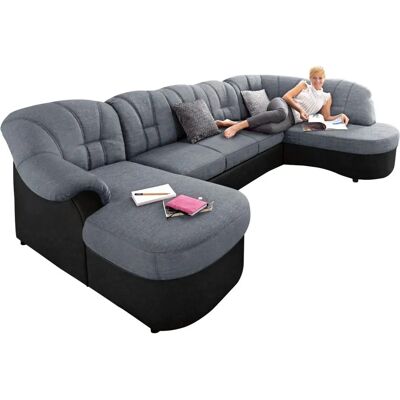 Domo Collection Flores U-Form Couch - Wohnlandschaft Domo Collection Flores U-Form Couch - Wohnlandschaft